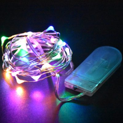 Guirnalda 2 Mts 20 Mini Led Multicolor Luces Hada