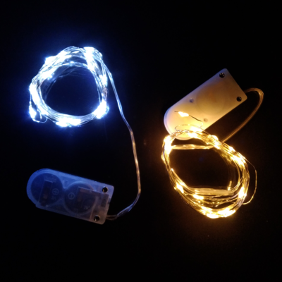 Guirnalda de luces 2 metros 20 Mini Led Fría o Semi cálida