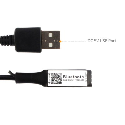 Controlador Bluetooth para Cintas led 4 Pin USB