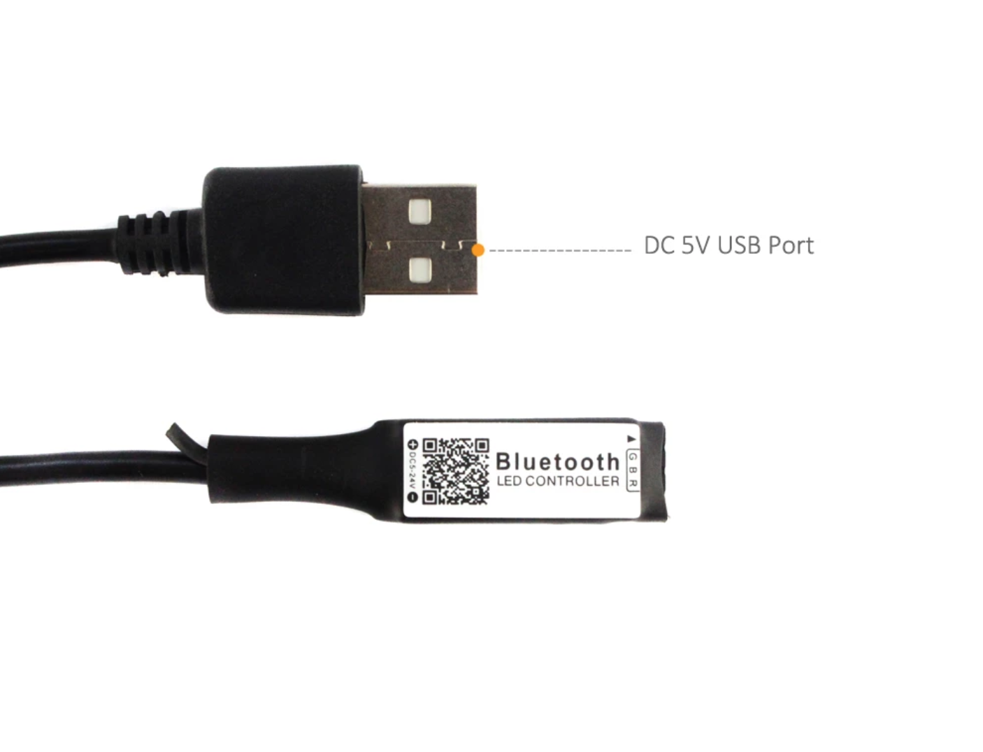 Controlador Bluetooth para Cintas led 4 Pin USB