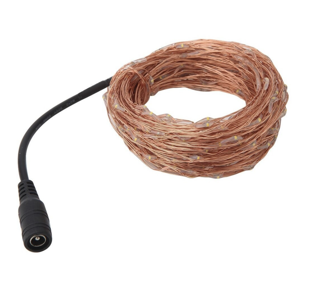 Guirnalda 100 Mini Led 10 Metros Hilo de Cobre conexión plug