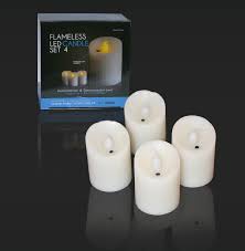 4x Velas Led 6.5 cm aroma Vainilla, Lavanda o Neutro | Apagado por Soplido