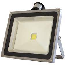 Foco Proyector Led con Sensor de Movimiento IP65 50w chip Samsung clase A