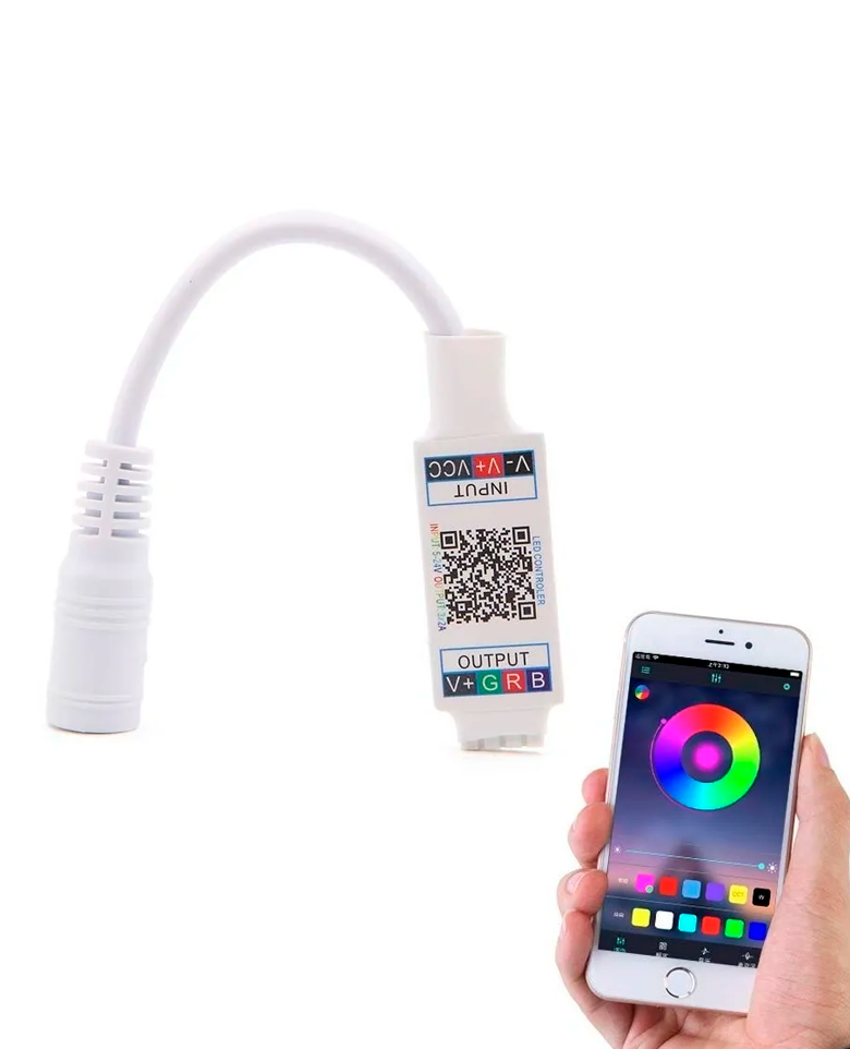 Mini Control Remoto Bluetooth para Cinta Led