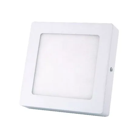 Panel Led 12w Luz Fría Sobrepuesto