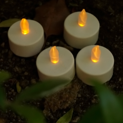 Velas Led decorativas Tealight | Caja 4 Unidades