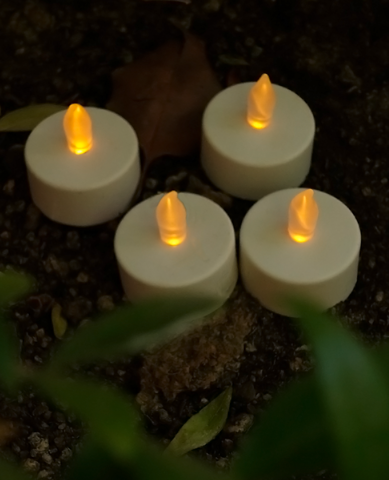 Velas Led decorativas Tealight | Caja 4 Unidades