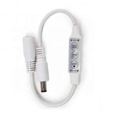 Controlador para Cinta Led RGB  3 Botones Plug a Plug