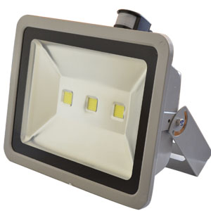 Foco Led Más Potente del Mercado 200W chip Samsung con Sensor de Movimiento (IR)
