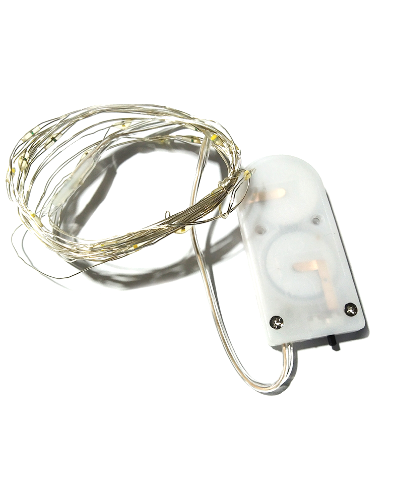 Guirnalda de luces 2 metros 20 Mini Led Fría o Semi cálida - Imagen 2