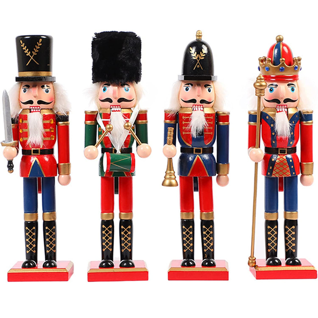 Cascanueces Navidad Soldado de Madera 30 cm