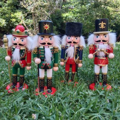 Cascanueces Navidad Soldado de Madera 20 cm